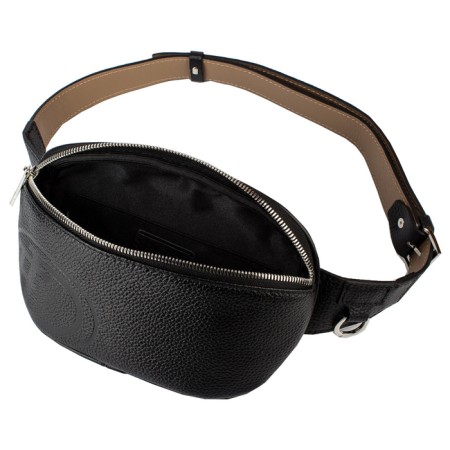 Waist bag, lightning department, adjustable belt, black color-1