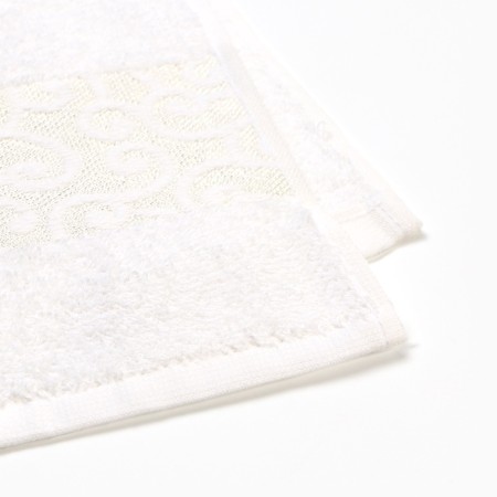 New Year. Tainted towel in the Ringlet box 50x80cm, white color, 360g/m, HL100%-2