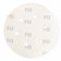 A circle of abrasive on the pile substrate for the "Velcro" Matrix, P 500, 150 mm, 5 pcs.