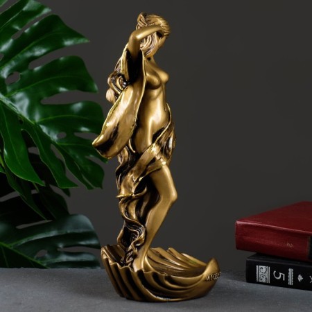 Figure "Aphrodite" gold, 12.5x13x31cm-1