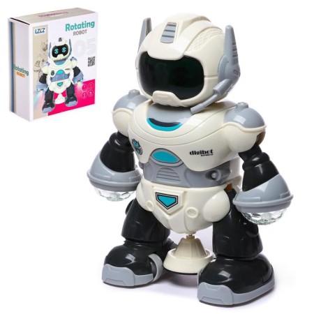 Breaker robot, light and sound effects, works from batteries, mix