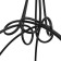 Chandelier "Knot" E27 5x40W black 54x54x40 cm