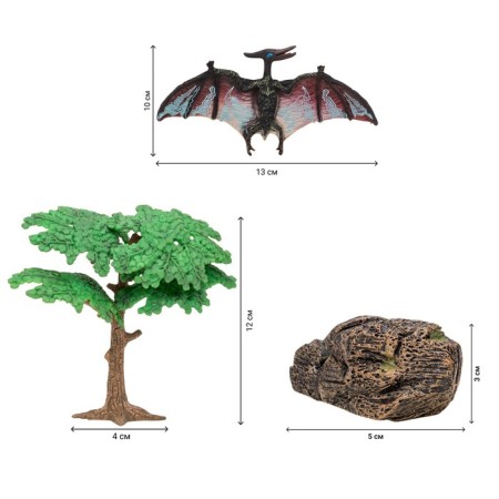 Set of figures "World of dinosaurs", 7 figures-2