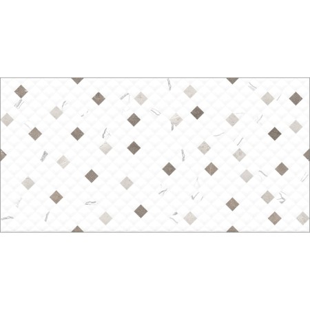 Tile facing mosaic Siluet GT White, GT125VG 50x25-3