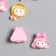 Decor for creativity plastic "Baby with a bow" set of 12 pcs mix 1.8x2.2x0.7 cm