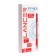 Gel pen, 0.5 mm, red rod, transparent case, with a rubber holder