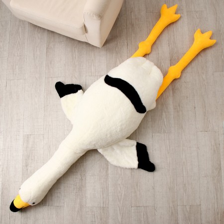 Soft toy "Flamingo", 190 cm, white color-3