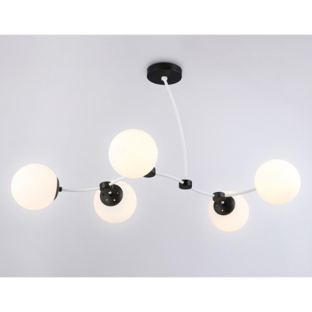 Suspended Ambrella Light, Modern, TR2546, 5HE27, white, black color-3