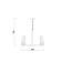 Suspended lamp 60W, 5kHE14, 35x55 cm, brass