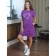 Women's tunic, size 44, purple color