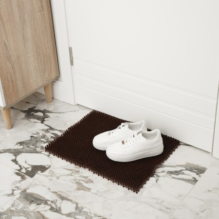 Coating carpet bristle without the base "grass", 40 × 53 cm, brown color-4