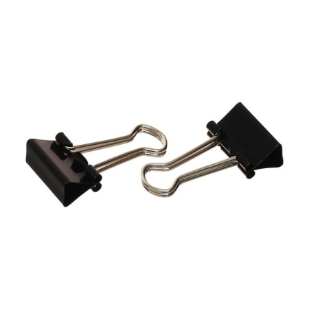 Paper clamps 19 mm, 12 pieces, black-3