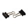 Paper clamps 19 mm, 12 pieces, black