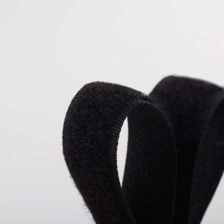 Velcro "loop", 20 mm × 25 ± 1 m, black color-4