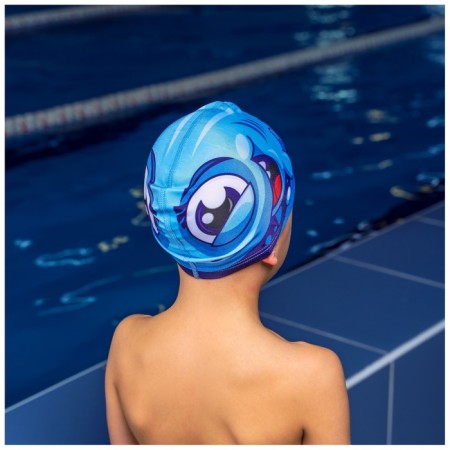Hat of swimming children's Onlytop "Shark", fabric, girth 46-52 cm-4