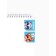 Magnetic bookmarks 2 pcs, 4x4cm, on the substrate "The most beautiful"