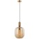 Suspended lamp Base 1xe27 40W, size 25x25x48-150 cm, bronze color
