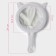 Sieve for filtering of the share, d = 14.5 cm (intra -n.d = 11cm), 200 ml, white color