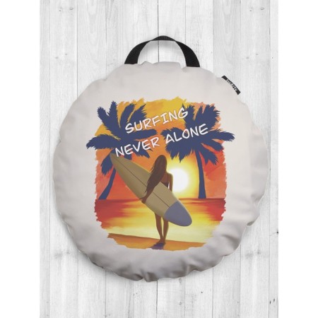 Surfing Sucking Pillows, Decorative, D = 52 cm