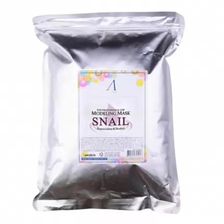 Alginate mask ANSKIN SNAIL MODELING MASK, with snail mucin, 500 g