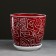 Pot floral abstraction red 2.5 liters