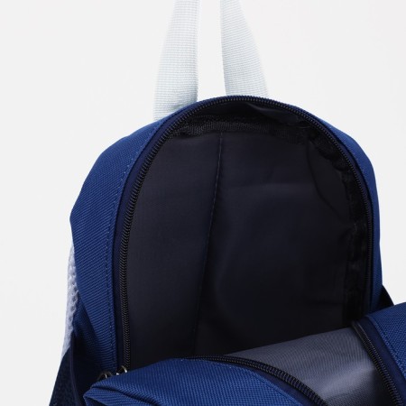 Baby backpack with wallet, lightning department, blue color-4