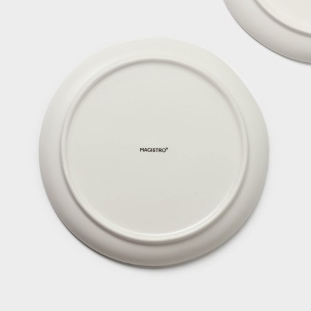 Набор тарелок десертных фафрфоровых Magistro Real Marble, d=21 см, 2 шт-6