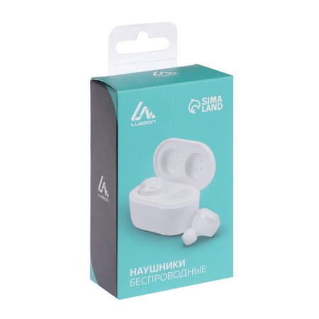 Wireless headphones Luazon VBT 1.21, vacuum, Bluetooth 5.0, 300 mAh boxing, black-5