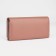 Women's wallet on magnets, pink color