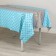 The tablecloth "Square", 137 × 183 cm., Blue color