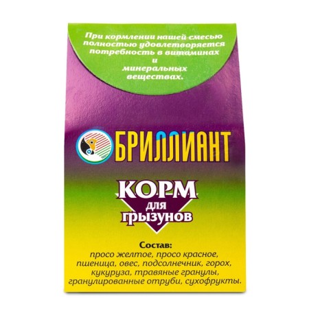 Diamond food for rodents, with fruits, 350 g-1