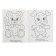 Coloring to kids "dog"