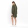 Women's dress Minaku: Casual Collection Khaki Color, Rr. 46