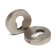 Lockland cylinder overlay, round, satin nickel color, kit.