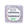 The switch with a lamp brightness regulator and a shutdown timer. Touchpad