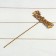 Topper "Favorite Mom with hearts", gold, 13.5 × 5.5 cm give beautifully