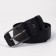 Male belt, width 4 cm, screw, buckle metal, black color