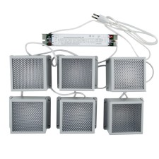 Introductory Introductive Lamp Uniel, 42 W, LED, IP40, 4000K, 4728 LM, 40x110x110 mm, white color