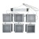Introductory Introductive Lamp Uniel, 42 W, LED, IP40, 4000K, 4728 LM, 40x110x110 mm, white color