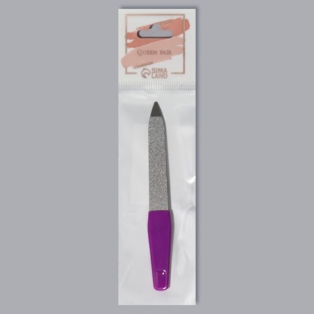 Metal file for nails, 9 cm, color mix-3
