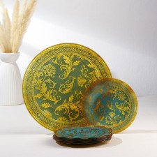 Table set, 7 objects: D = 30 cm - 1 pc, d = 18 cm - 6 pcs