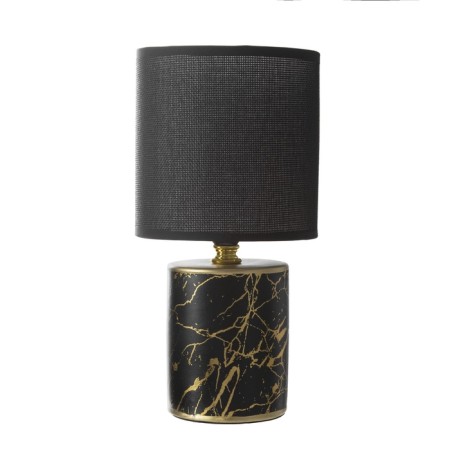Table lamp with lampshade Risalux "Juno", E14, 40 W, black-gold, 13 × 13 × 26.5 cm-7