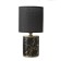 Table lamp with lampshade Risalux "Juno", E14, 40 W, black-gold, 13 × 13 × 26.5 cm