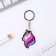 Acrylic key a keychain "Unicorn", 7 x 12.5 cm