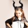 Carnival set "Queen of Darkness", cloak and rim