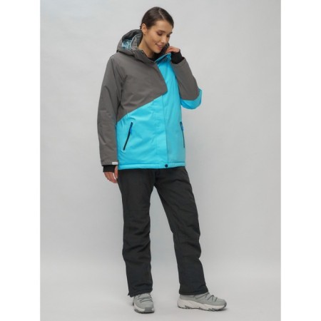 Ski suit female, size 54, blue color-12