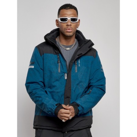 Ski costume men's winter, size 48, blue color-11