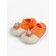 Boots-knees children's first step pure toys with a breathing sole, size 24, color orange