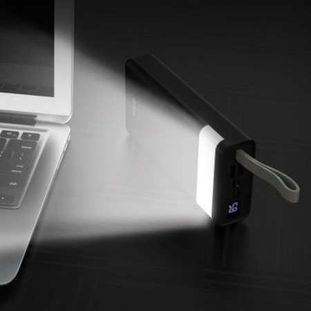 External battery Hoco J73, 30,000 mAh, 2 USB, 2 A, display, black-3