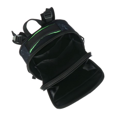 School backpack 38 x 30 x 16 cm, ergonomic back, stavia "drone", black-7